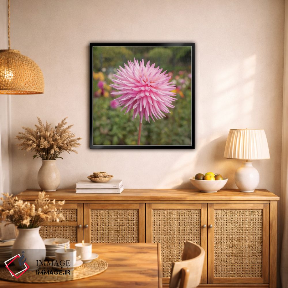 تابلو دکوراتیو گل دالیاس اثر لوئیس راث - D2B