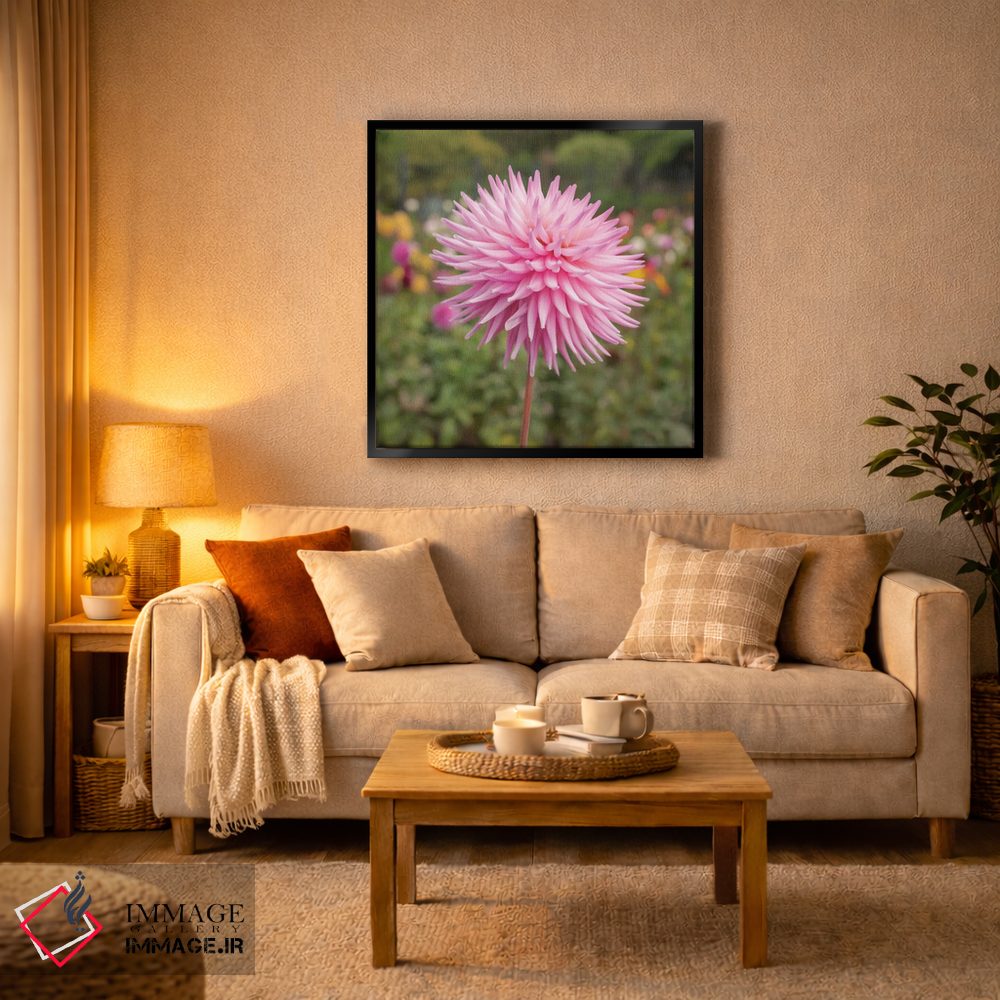 تابلو دکوراتیو گل دالیاس اثر لوئیس راث - D4B