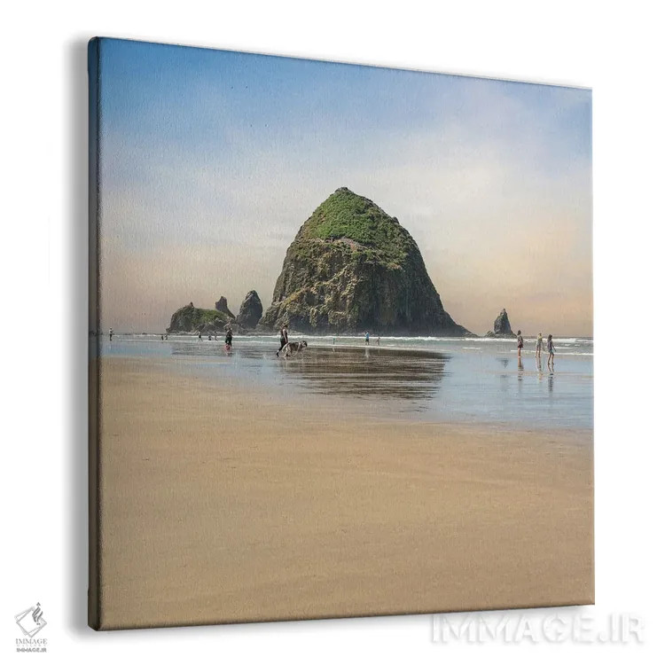 تابلو دکوراتیو تصویری از صخره هی استک اثر لوئیس راث - نمای پرسپکتیو محصول