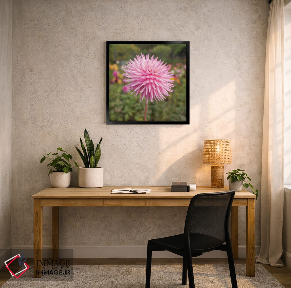 تابلو دکوراتیو گل دالیاس اثر لوئیس راث - D6B