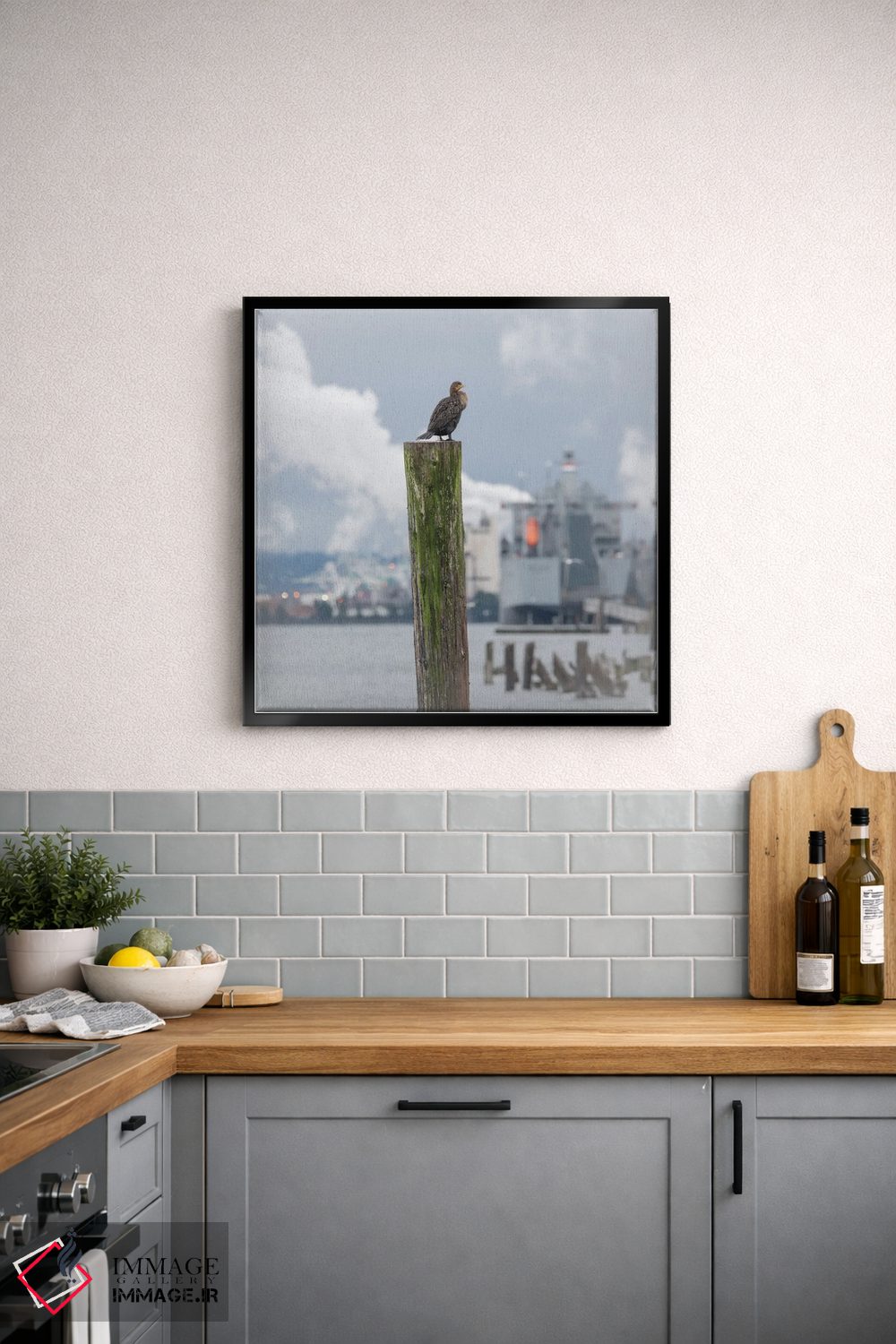 تابلو دکوراتیو نشسته در ارتفاع اثر لوئیس راث - D5B