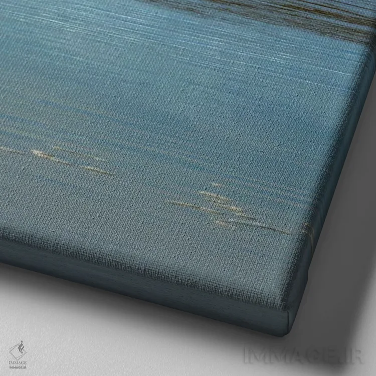 تابلو دکوراتیو دوره فشرده اثر لوئیس راث - نمای نزدیک بافت بوم