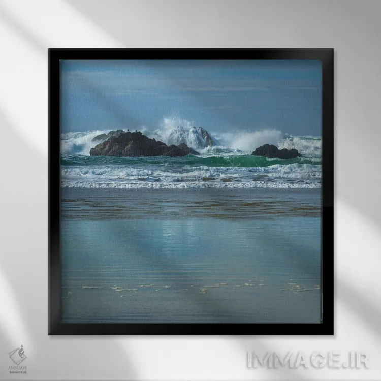 تابلو دکوراتیو دوره فشرده اثر لوئیس راث - نمای قابدار مشکی