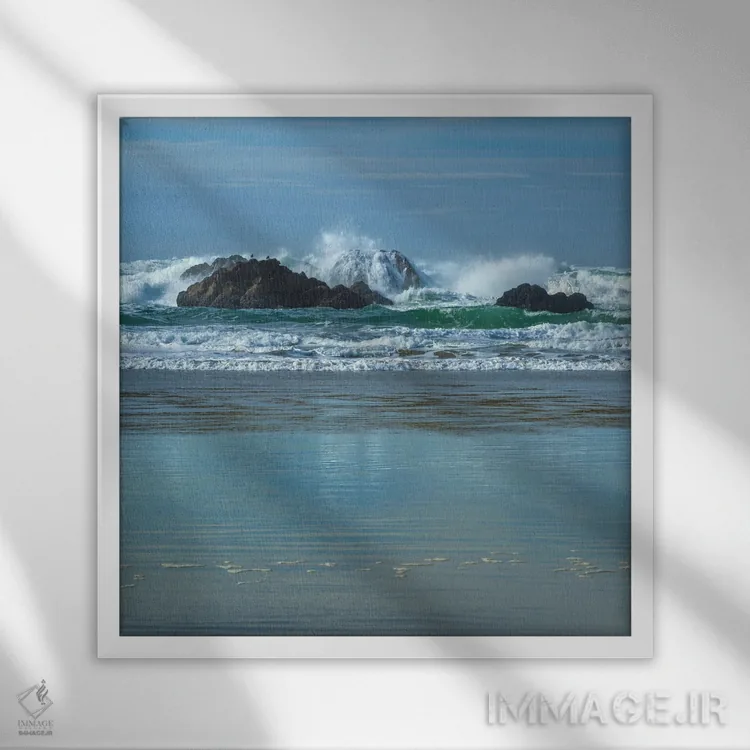 تابلو دکوراتیو دوره فشرده اثر لوئیس راث - نمای قابدار سفید