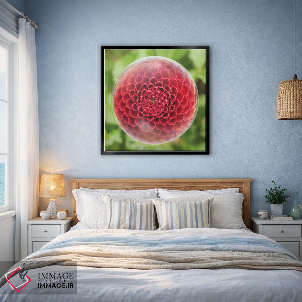 تابلو دکوراتیو حباب ماهی و دالیا اثر لوئیس راث - D3B