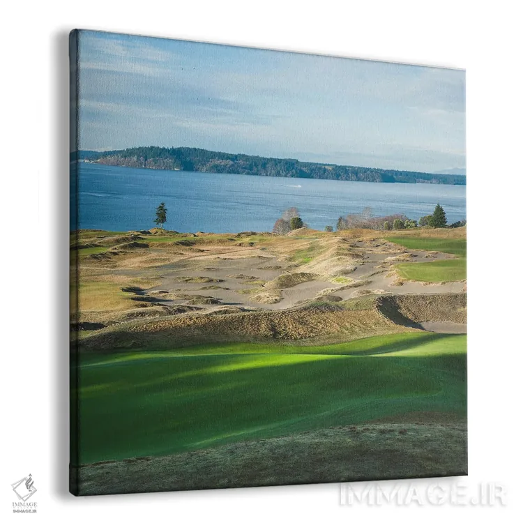 تابلو دکوراتیو زمین گلف چمبرز بی اثر لوئیس راث - نمای پرسپکتیو محصول