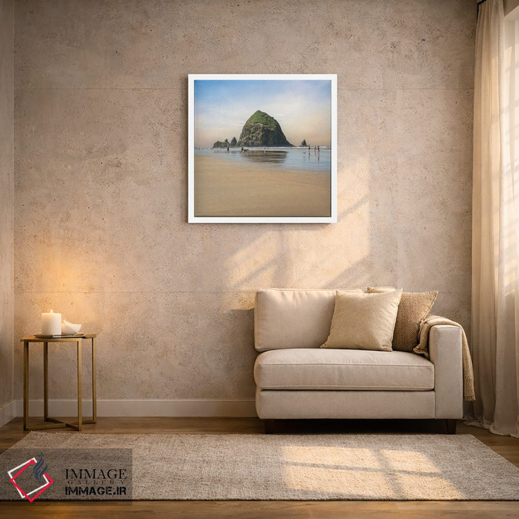 تابلو دکوراتیو تصویری از صخره هی استک اثر لوئیس راث - D2W