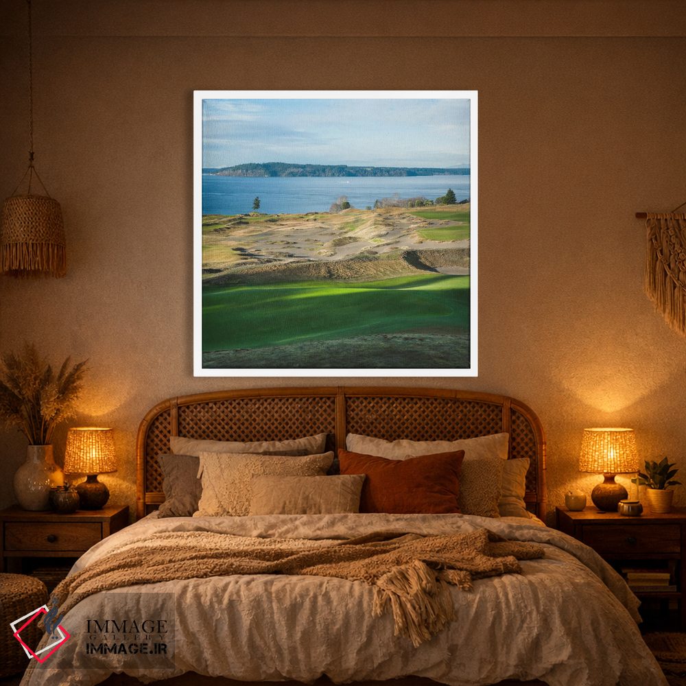 تابلو دکوراتیو زمین گلف چمبرز بی اثر لوئیس راث - D1W