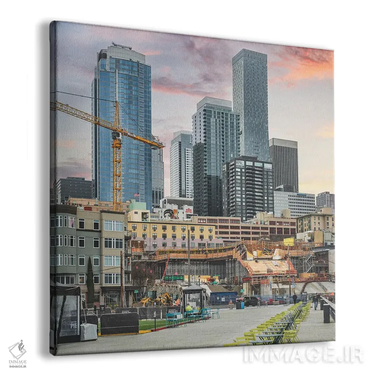 تابلو دکوراتیو رشد سیاتل اثر لوئیس راث - نمای پرسپکتیو محصول