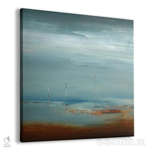 تابلو انتزاعی ملوان اثر لیزا ریجرز - نمای پرسپکتیو محصول