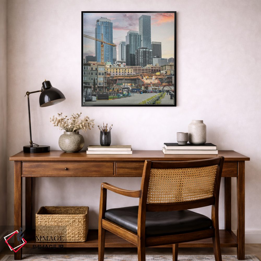 تابلو دکوراتیو رشد سیاتل اثر لوئیس راث - D6B