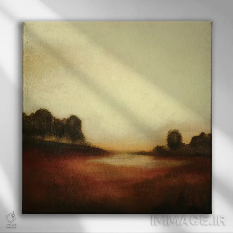 تابلو دکوراتیو لحظات آرام اثر لیزا ریجرز - نمای روبهرو روی دیوار