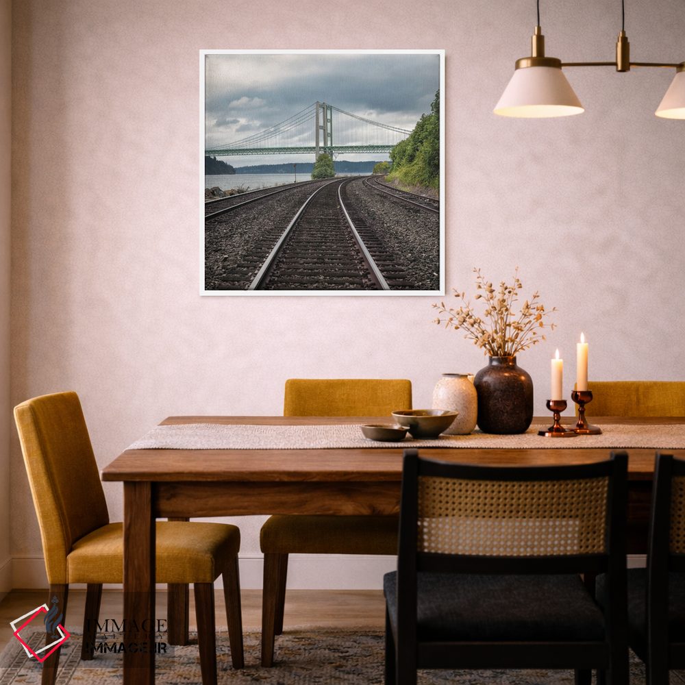 تابلو دکوراتیو ریل ها و باریکه ها اثر لوئیس راث - D4W