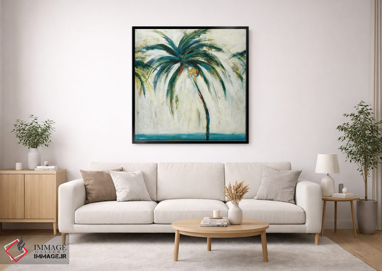 تابلو دکوراتیو نخل ها ۲ اثر لیزا ریجرز - D2B