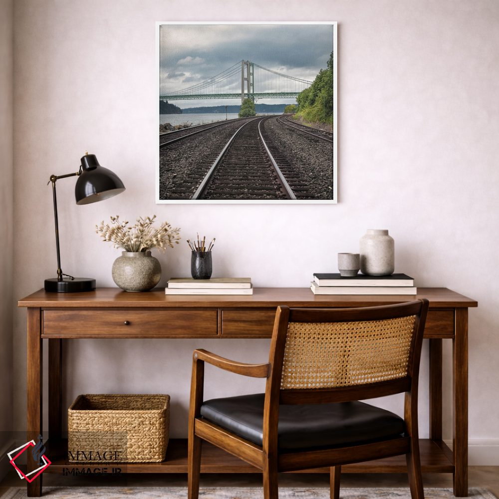 تابلو دکوراتیو ریل ها و باریکه ها اثر لوئیس راث - D5W