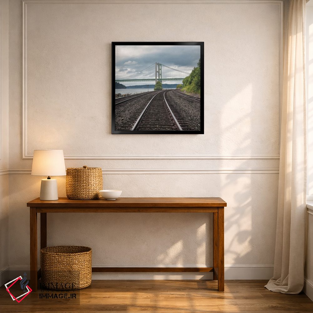 تابلو دکوراتیو ریل ها و باریکه ها اثر لوئیس راث - D6B