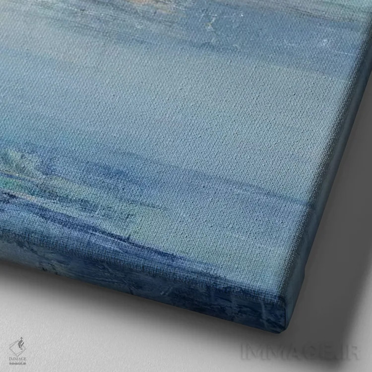 تابلو انتزاعی سرزمین رویا ۳ اثر لیزا ریجرز - نمای نزدیک بافت بوم