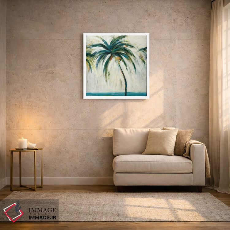 تابلو دکوراتیو نخل ها ۲ اثر لیزا ریجرز - D3W