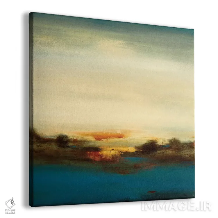 تابلو انتزاعی مناظر تماشایی ۵ اثر لیزا ریجرز - نمای پرسپکتیو محصول