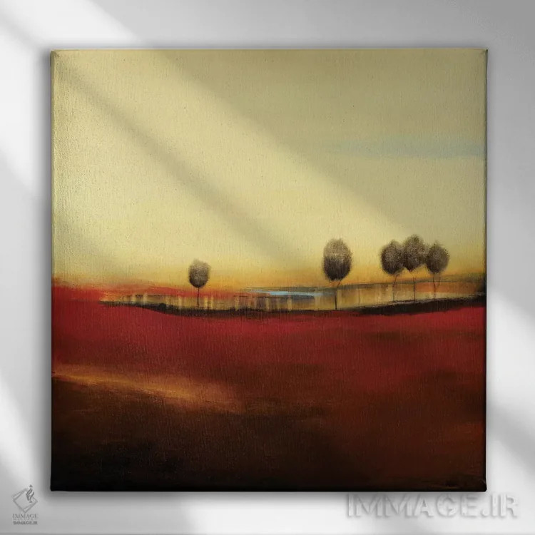 تابلو دکوراتیو لحظات آسوده ۵ اثر لیزا ریجرز - نمای روبهرو روی دیوار