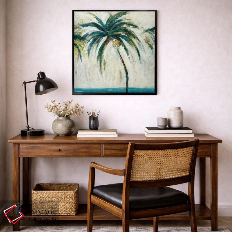 تابلو دکوراتیو نخل ها ۲ اثر لیزا ریجرز - D6B