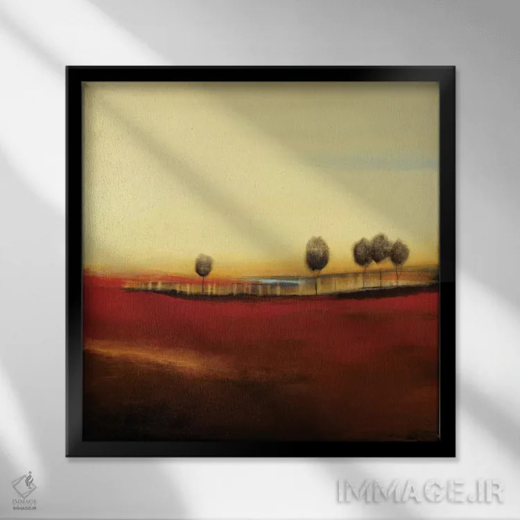 تابلو دکوراتیو لحظات آسوده ۵ اثر لیزا ریجرز - نمای قابدار مشکی