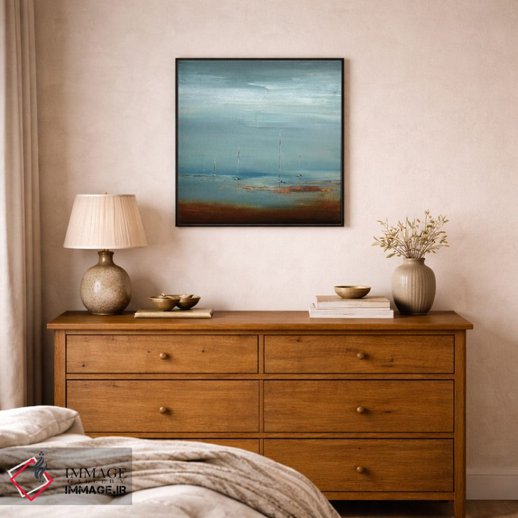 تابلو انتزاعی ملوان اثر لیزا ریجرز - D2B