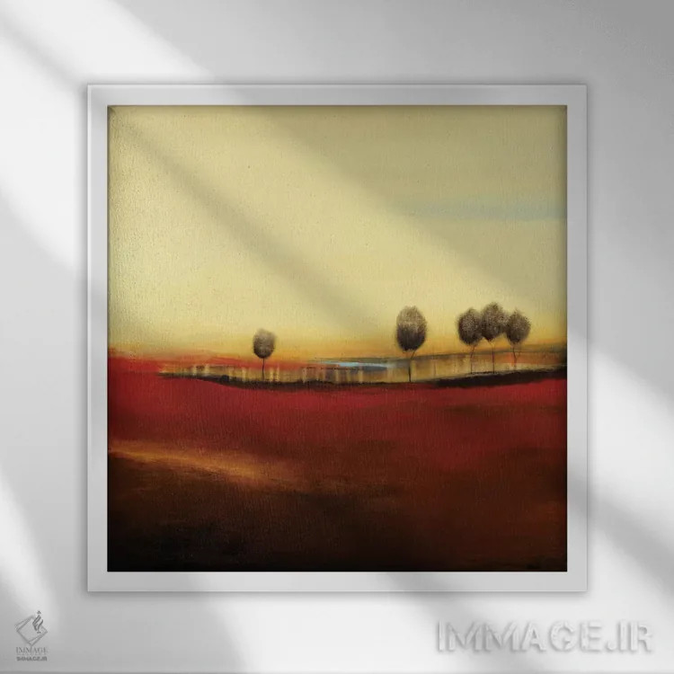 تابلو دکوراتیو لحظات آسوده ۵ اثر لیزا ریجرز - نمای قابدار سفید