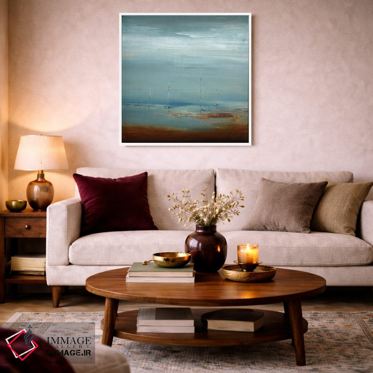 تابلو انتزاعی ملوان اثر لیزا ریجرز - D3W