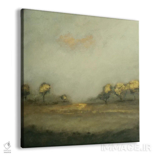 تابلو انتزاعی چشم انداز آرام ۱ اثر لیزا ریجرز - نمای پرسپکتیو محصول