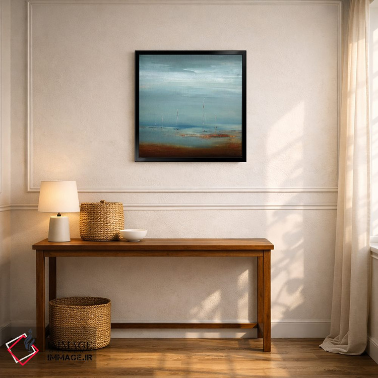 تابلو انتزاعی ملوان اثر لیزا ریجرز - D6B