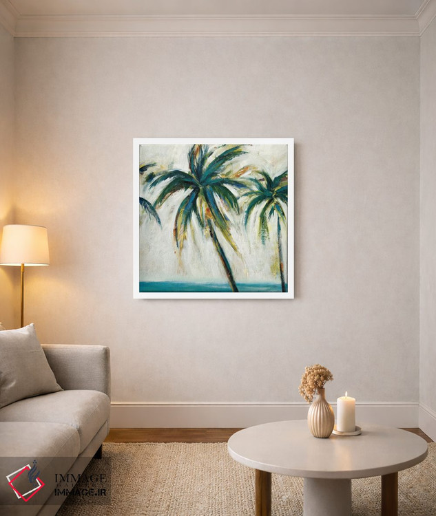 تابلو دکوراتیو نخل ها ۱ اثر لیزا ریجرز - D3W