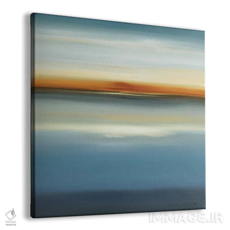 تابلو انتزاعی در کنار آبی ۳ اثر لیزا ریجرز - نمای پرسپکتیو محصول