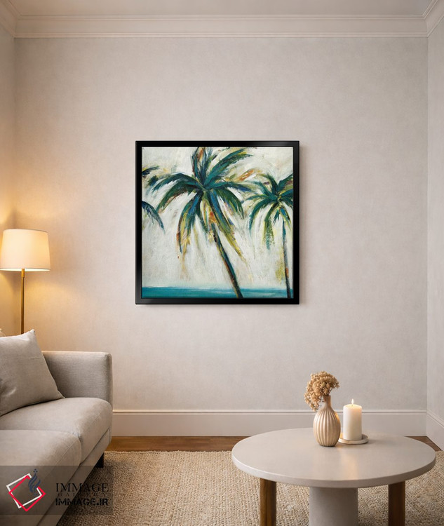 تابلو دکوراتیو نخل ها ۱ اثر لیزا ریجرز - D4B
