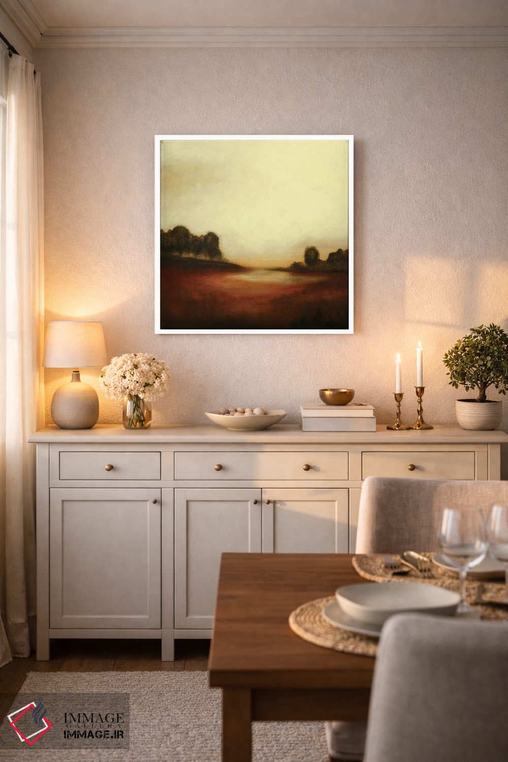 تابلو دکوراتیو لحظات آرام اثر لیزا ریجرز - D6W