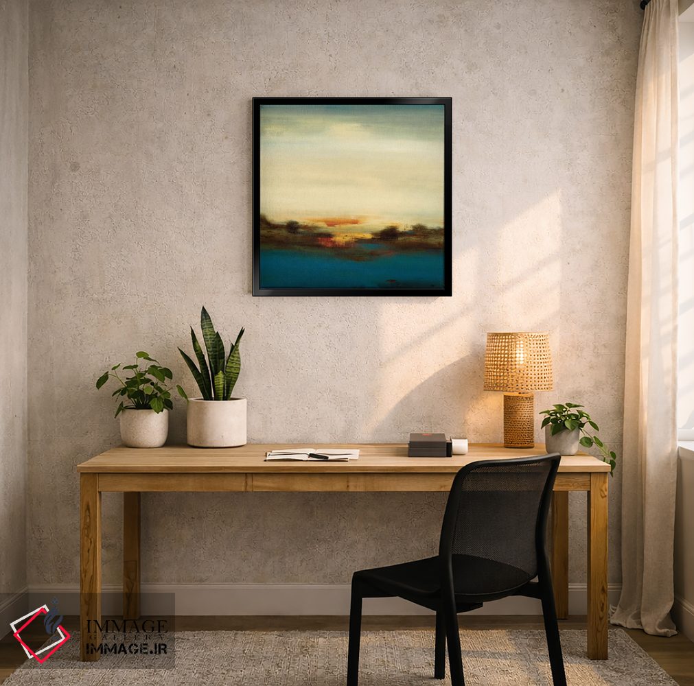 تابلو انتزاعی مناظر تماشایی ۵ اثر لیزا ریجرز - D5B