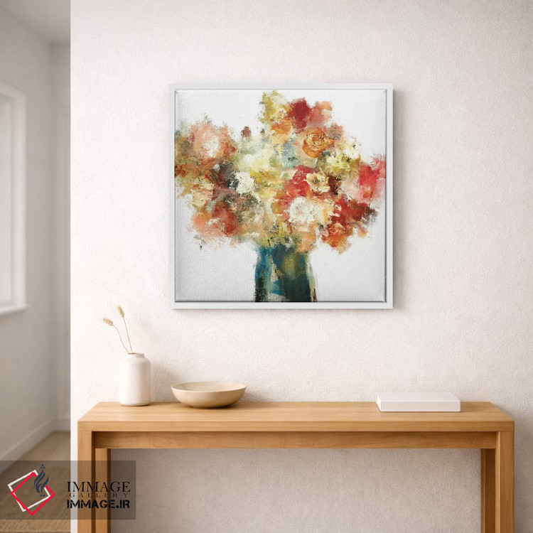 تابلو دکوراتیو دسته گل ملایم نسخه ۵ اثر لیزا ریجرز - D1W