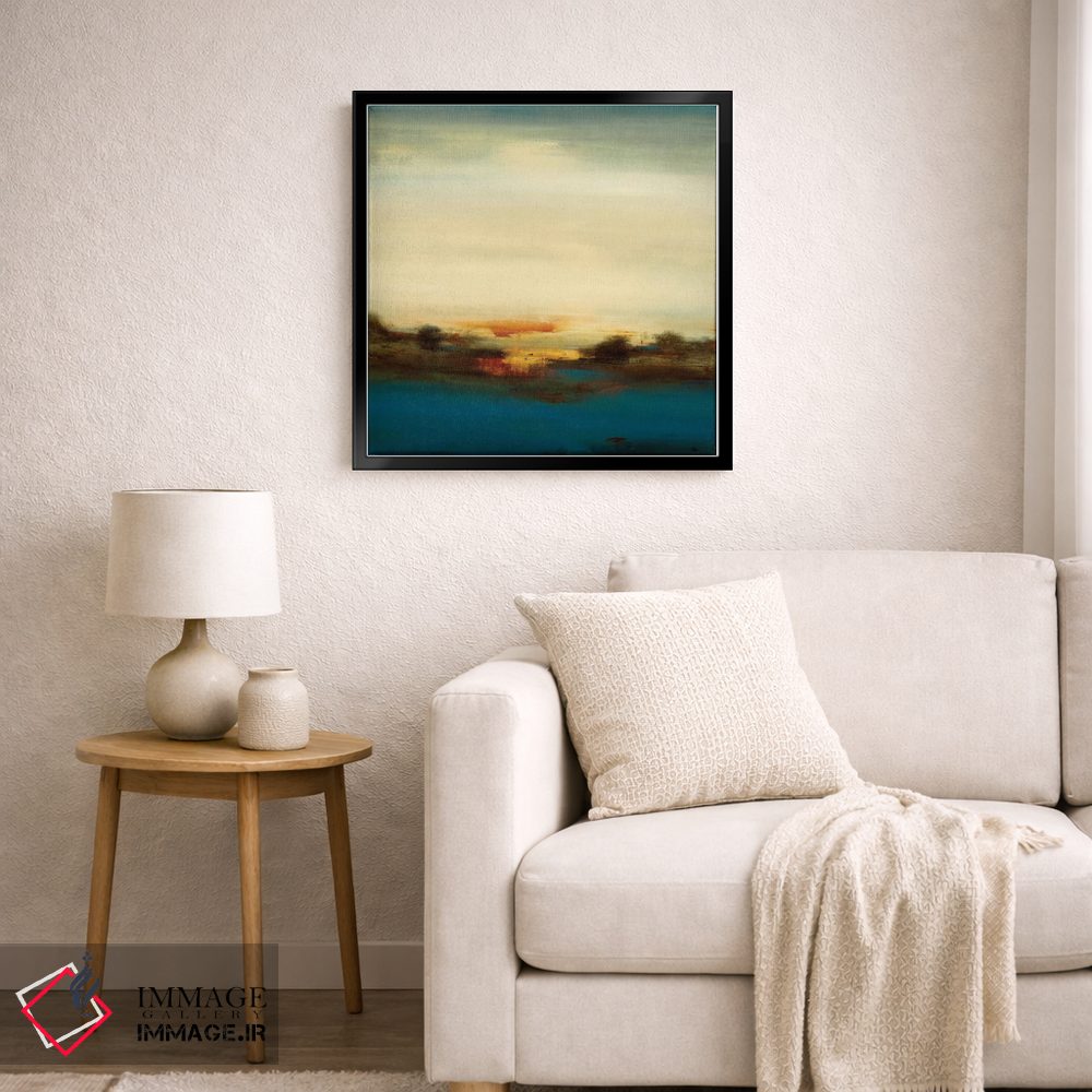 تابلو انتزاعی مناظر تماشایی ۵ اثر لیزا ریجرز - D6B