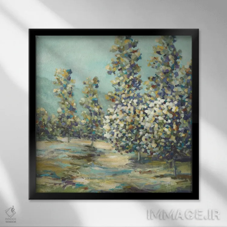 تابلو دکوراتیو دیدگاه های مدرن ۶ اثر لیزا ریجرز - نمای قابدار مشکی