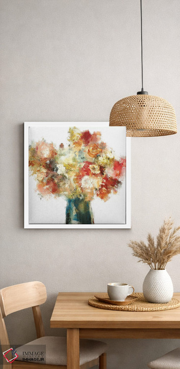 تابلو دکوراتیو دسته گل ملایم نسخه ۵ اثر لیزا ریجرز - D2W