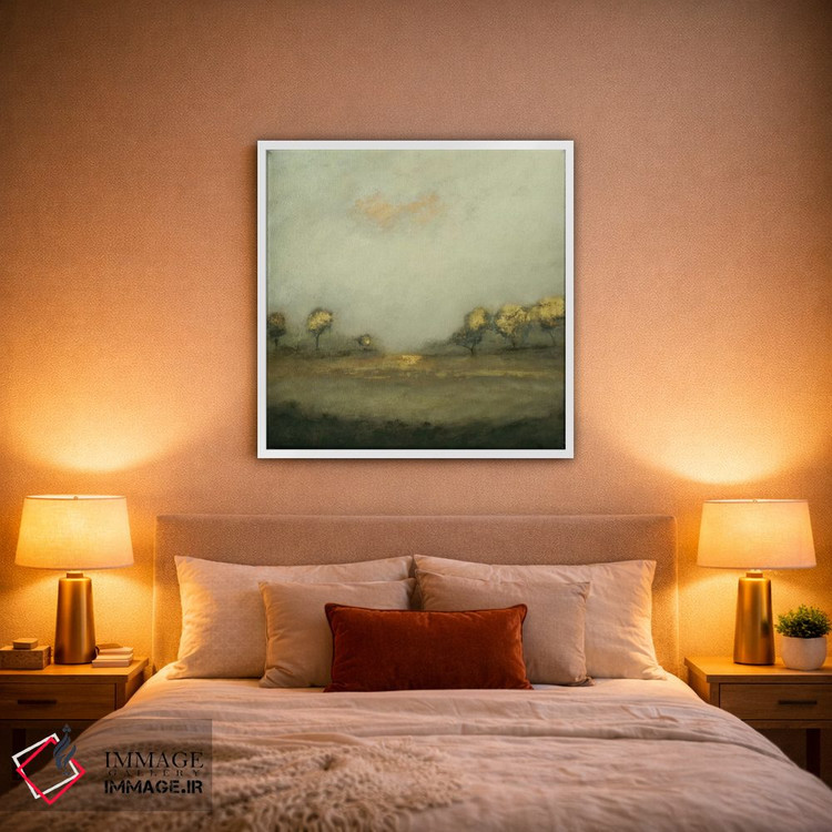تابلو انتزاعی چشم انداز آرام ۱ اثر لیزا ریجرز - D1W