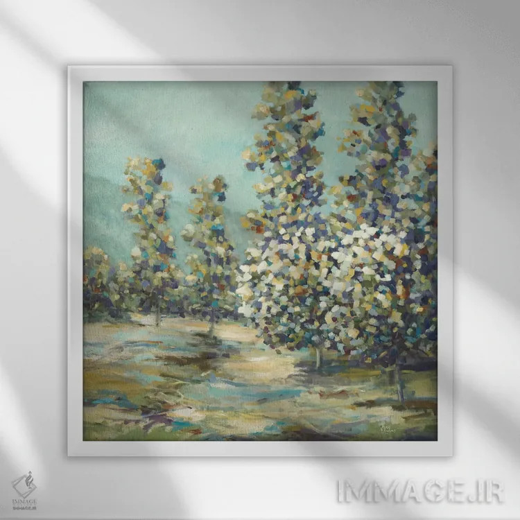 تابلو دکوراتیو دیدگاه های مدرن ۶ اثر لیزا ریجرز - نمای قابدار سفید