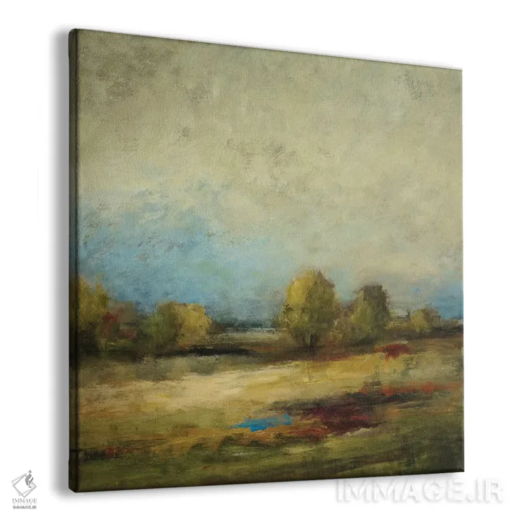 تابلو انتزاعی افق های نو ۳ اثر لیزا ریجرز - نمای پرسپکتیو محصول