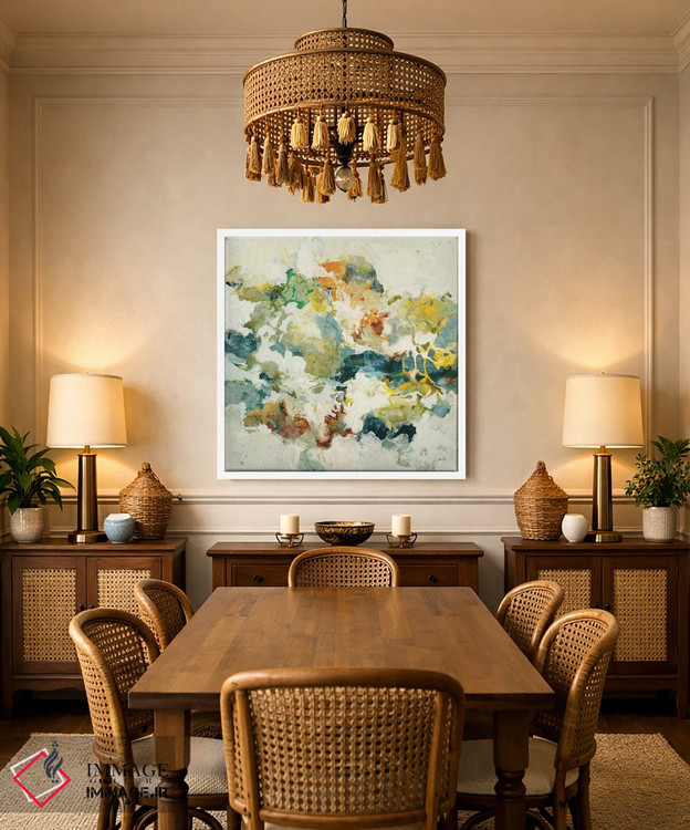 تابلو انتزاعی جریان متقابل ۳ اثر لیزا ریجرز - D2W