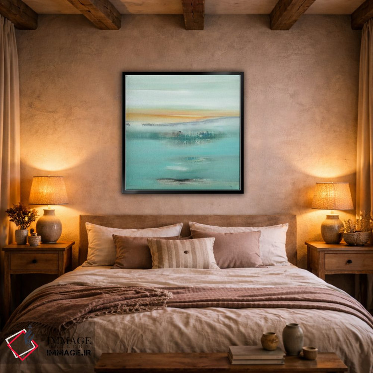 تابلو انتزاعی لحظات مه آلود ۳ اثر لیزا ریجرز - D2B