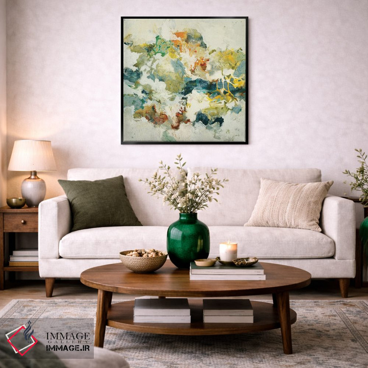 تابلو انتزاعی جریان متقابل ۳ اثر لیزا ریجرز - D4B