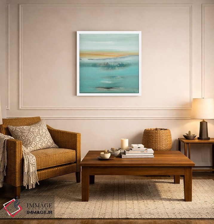 تابلو انتزاعی لحظات مه آلود ۳ اثر لیزا ریجرز - D3W