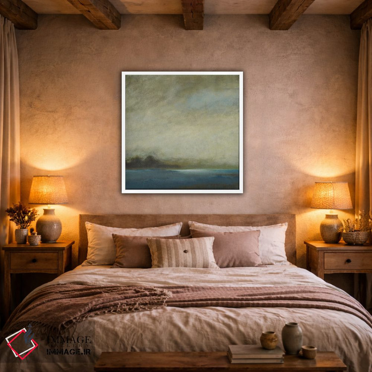 تابلو انتزاعی لب آب ۲ اثر لیزا ریجرز - D1W