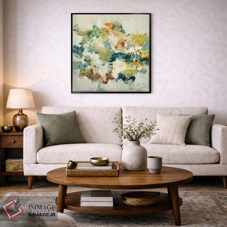 تابلو انتزاعی جریان متقابل ۳ اثر لیزا ریجرز - D5B