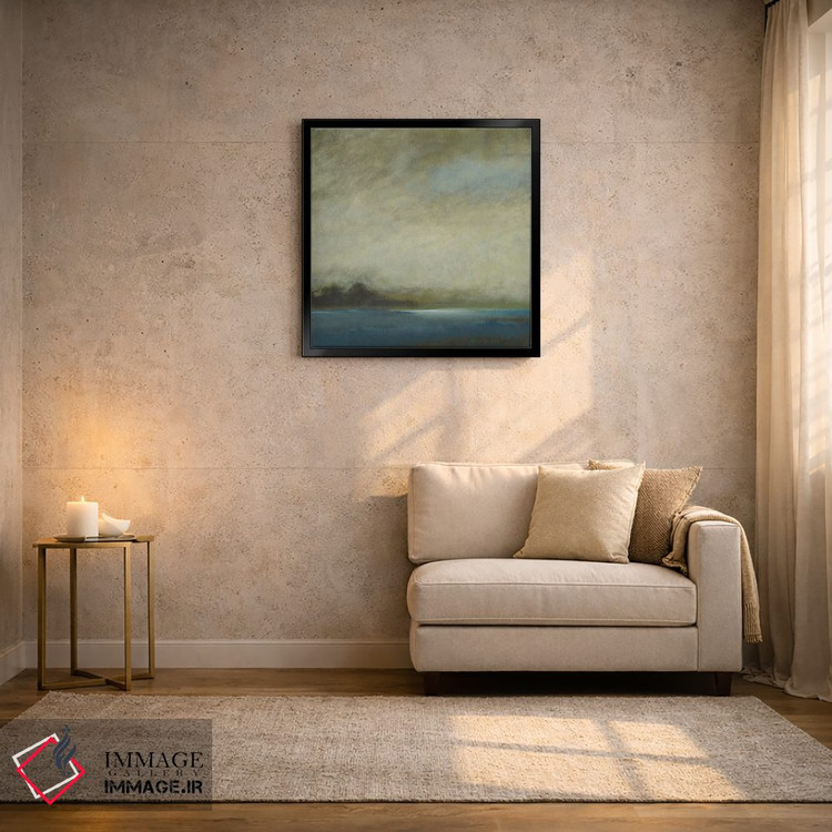 تابلو انتزاعی لب آب ۲ اثر لیزا ریجرز - D3B